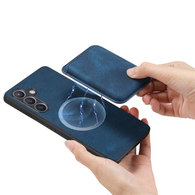 Étui Samsung Galaxy A27 Cuir MagSafe Porte-Carte Détachable