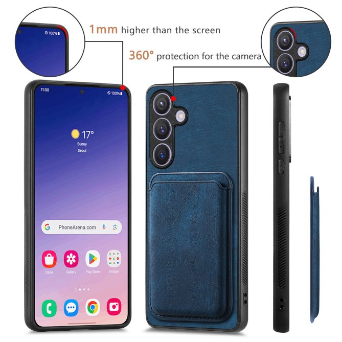 Étui Samsung Galaxy A27 Cuir MagSafe Porte-Carte Détachable