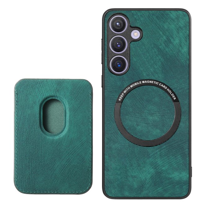 Étui Samsung Galaxy A27 Cuir MagSafe Porte-Carte Détachable