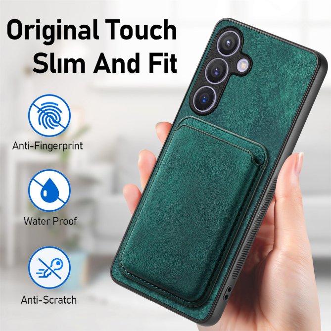 Étui Samsung Galaxy A27 Cuir MagSafe Porte-Carte Détachable