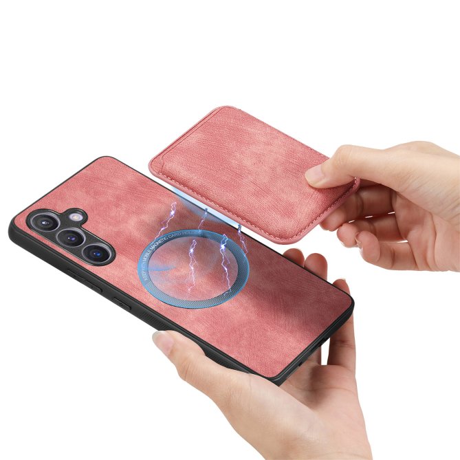 Étui Samsung Galaxy A27 Cuir MagSafe Porte-Carte Détachable