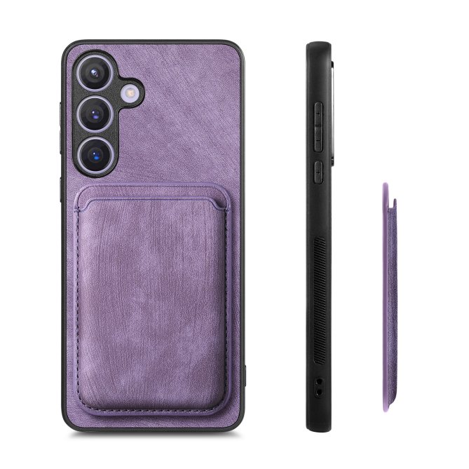 Étui Samsung Galaxy A27 Cuir MagSafe Porte-Carte Détachable