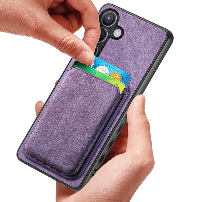 Étui Samsung Galaxy A27 Cuir MagSafe Porte-Carte Détachable