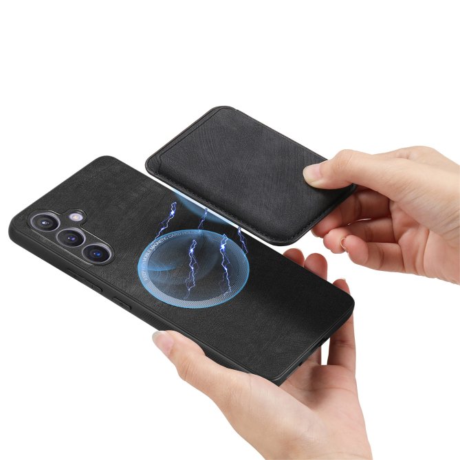 Étui Samsung Galaxy A27 Cuir MagSafe Porte-Carte Détachable