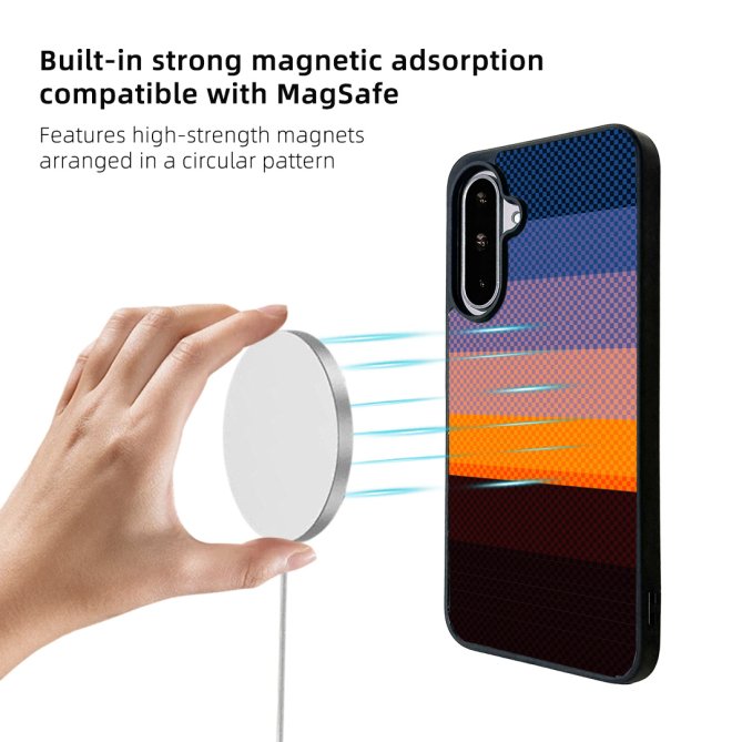 Coque Samsung Galaxy A27 EYCASE Kevlar Acrylique UV Magnétique