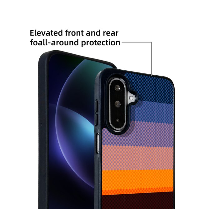 Coque Samsung Galaxy A27 EYCASE Kevlar Acrylique UV Magnétique