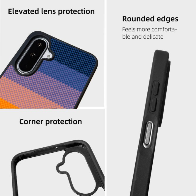 Coque Samsung Galaxy A27 EYCASE Kevlar Acrylique UV Magnétique