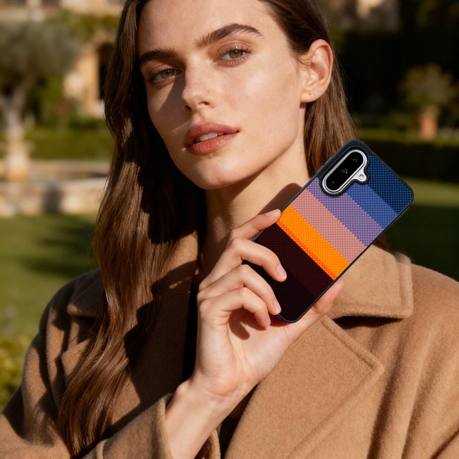 Coque Samsung Galaxy A27 EYCASE Kevlar Acrylique UV Magnétique