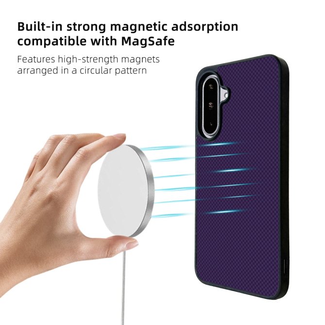 Coque Samsung Galaxy A27 EYCASE Kevlar Acrylique UV Magnétique