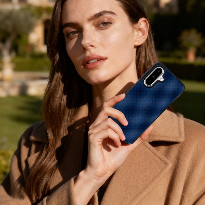 Coque Samsung Galaxy A27 EYCASE Kevlar Acrylique UV Magnétique