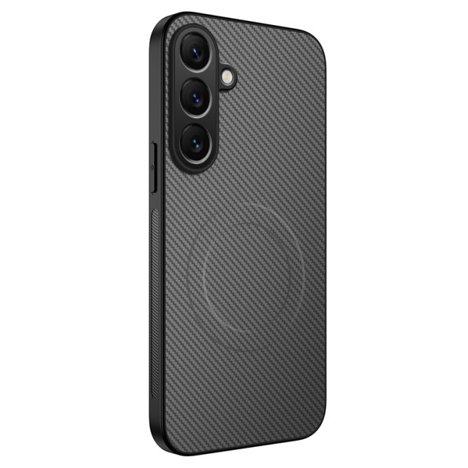 Coque Samsung Galaxy A27 fibre carbone magnétique