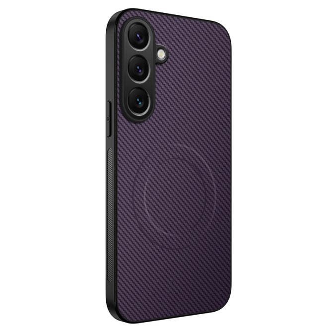 Coque Samsung Galaxy A27 fibre carbone magnétique