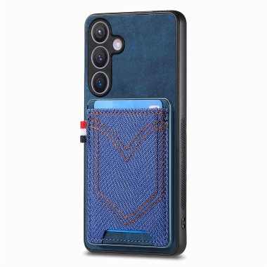 Coque Samsung Galaxy A27 effet jean rétro texturé