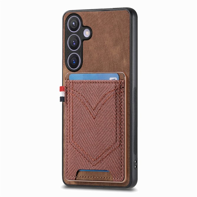 Coque Samsung Galaxy A27 effet jean rétro texturé