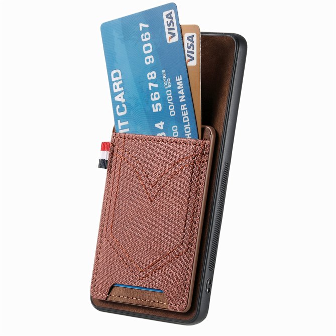 Coque Samsung Galaxy A27 effet jean rétro texturé