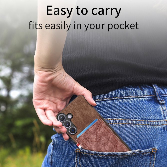 Coque Samsung Galaxy A27 effet jean rétro texturé