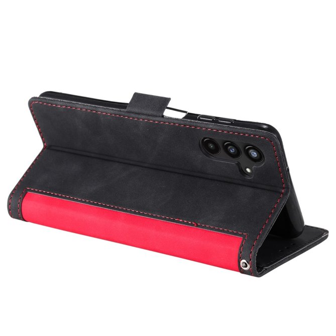 Housse Samsung Galaxy A27 portefeuille anti-RFID béquille