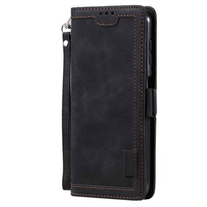 Housse Samsung Galaxy A27 portefeuille anti-RFID béquille