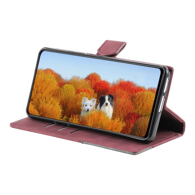 Housse Samsung Galaxy A27 cuir litchi anti-RFID compatible sans fil