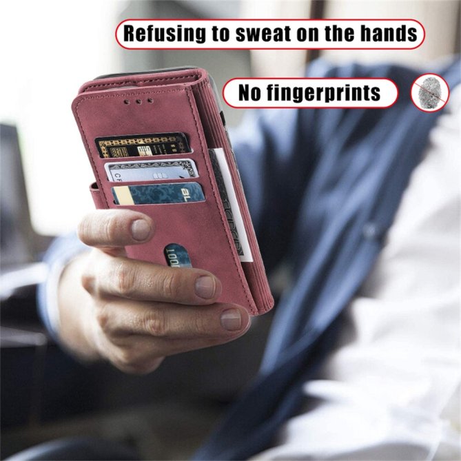 Housse Samsung Galaxy A27 cuir litchi anti-RFID compatible sans fil