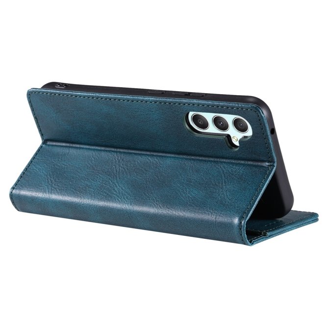 Housse Samsung Galaxy A27 RFID grain litchi wallet