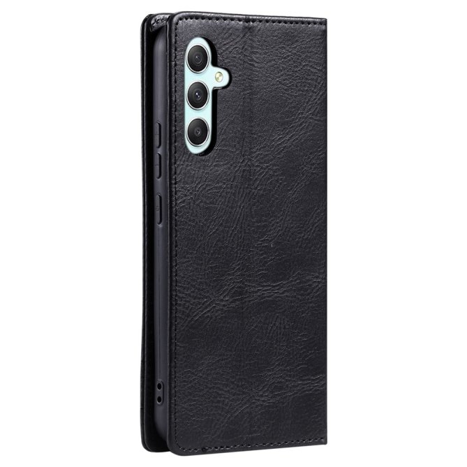 Housse Samsung Galaxy A27 RFID grain litchi wallet