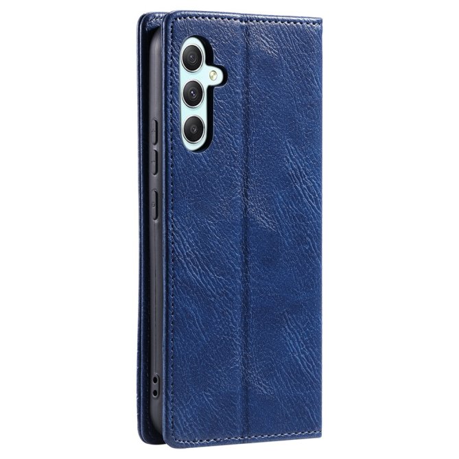 Housse Samsung Galaxy A27 RFID grain litchi wallet