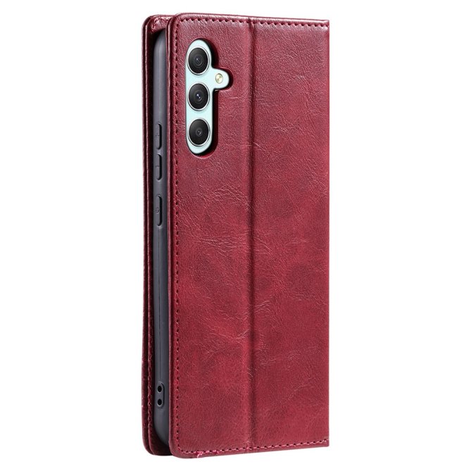 Housse Samsung Galaxy A27 RFID grain litchi wallet