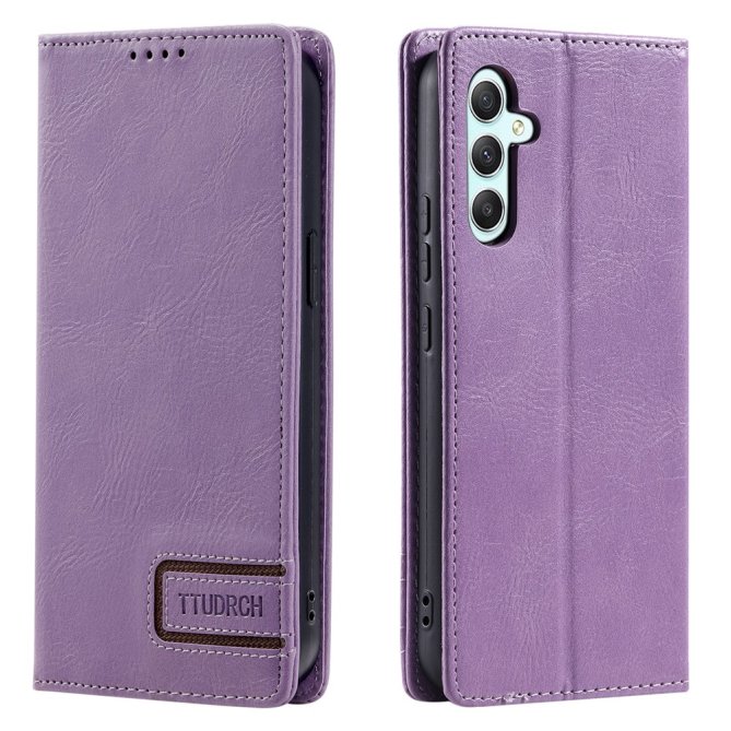 Housse Samsung Galaxy A27 RFID grain litchi wallet