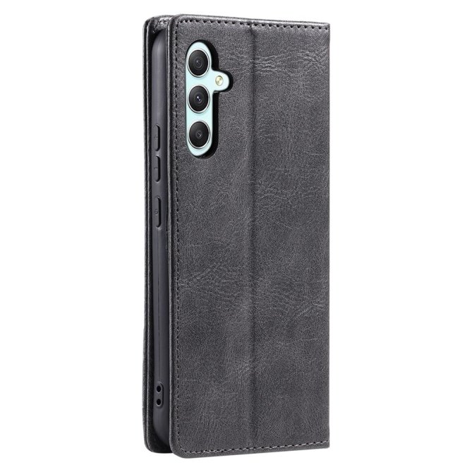 Housse Samsung Galaxy A27 RFID grain litchi wallet