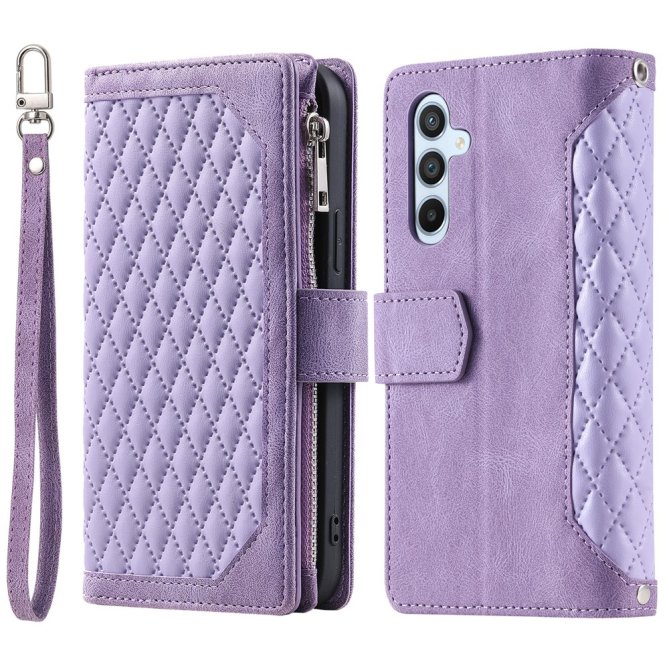 Housse Samsung Galaxy A27 motif losanges rhombus wallet