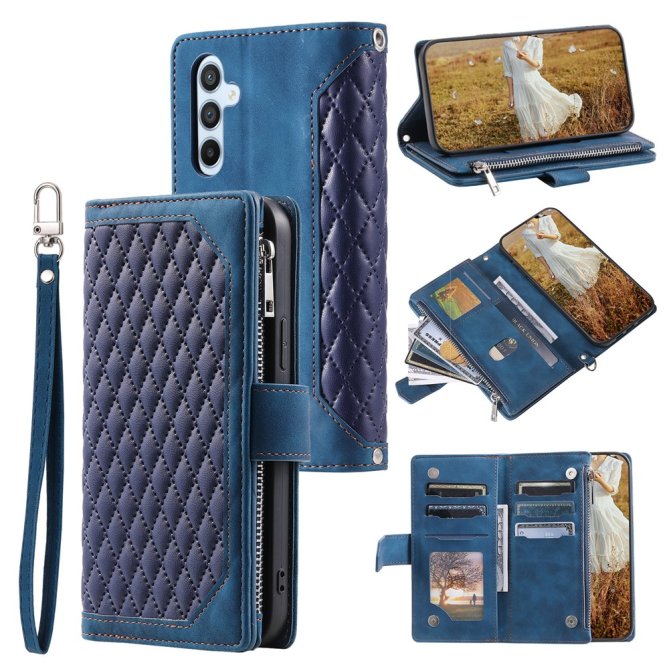 Housse Samsung Galaxy A27 motif losanges rhombus wallet