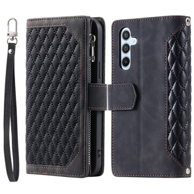 Housse Samsung Galaxy A27 motif losanges rhombus wallet
