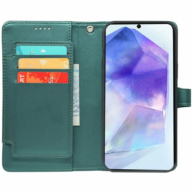 Housse Samsung Galaxy A27 9 cartes béquille PU grande capacité