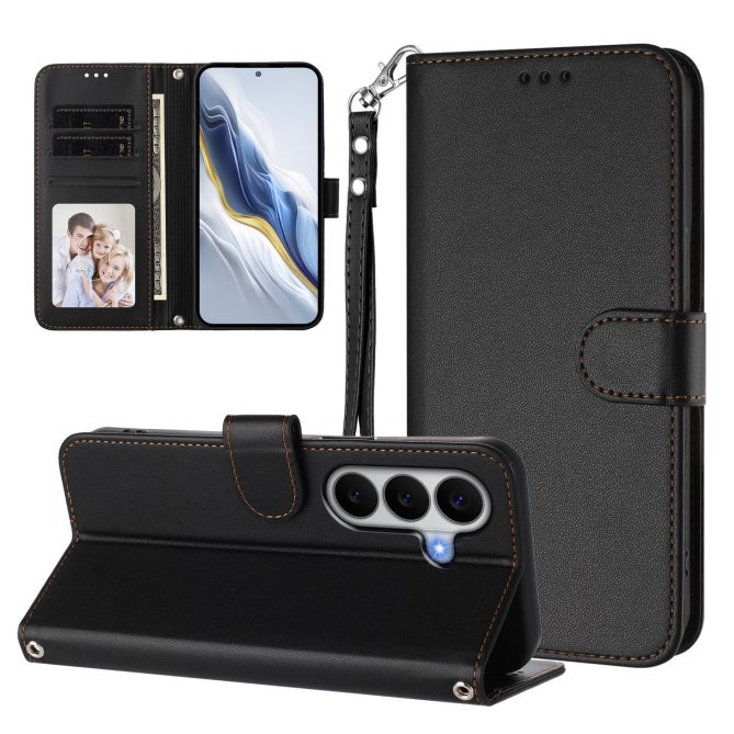 Housse Samsung Galaxy A27 wallet béquille dragonne poignet