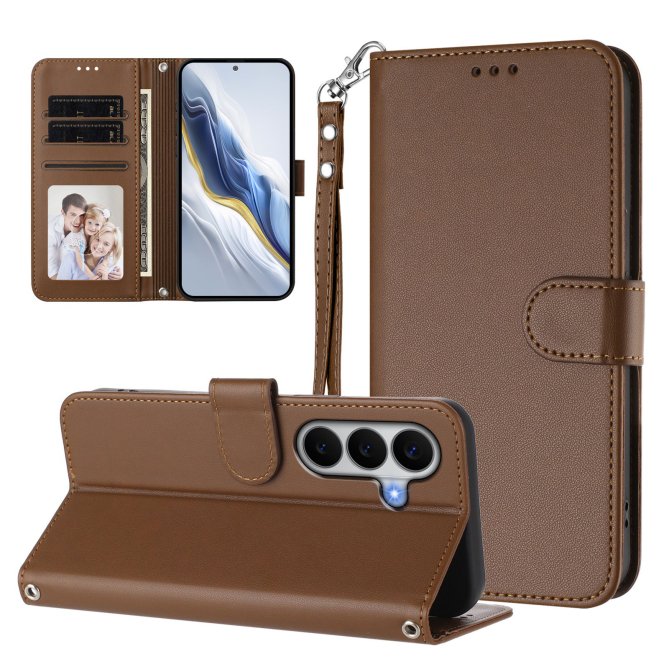 Housse Samsung Galaxy A27 wallet béquille dragonne poignet