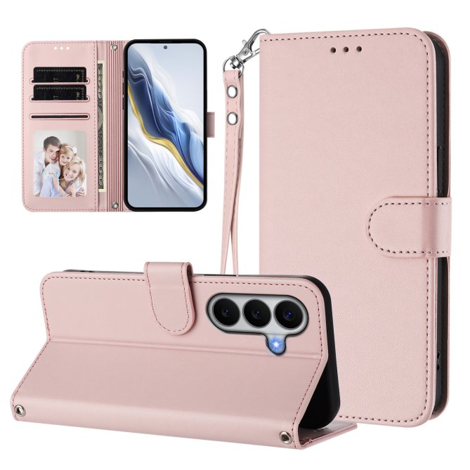 Housse Samsung Galaxy A27 wallet béquille dragonne poignet