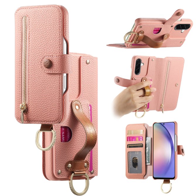 Housse Samsung Galaxy A27 RFID zippée wallet PU premium