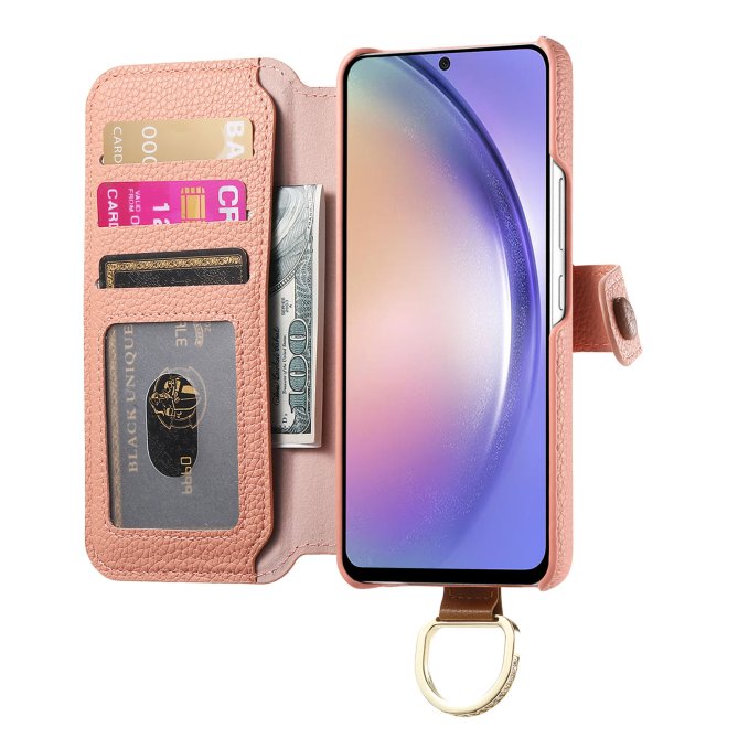 Housse Samsung Galaxy A27 RFID zippée wallet PU premium