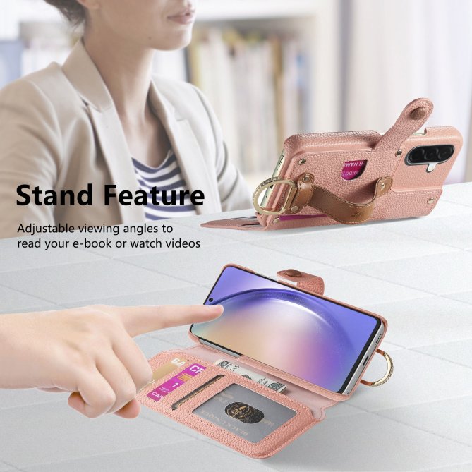 Housse Samsung Galaxy A27 RFID zippée wallet PU premium