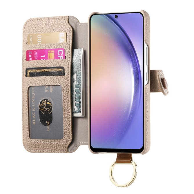 Housse Samsung Galaxy A27 RFID zippée wallet PU premium