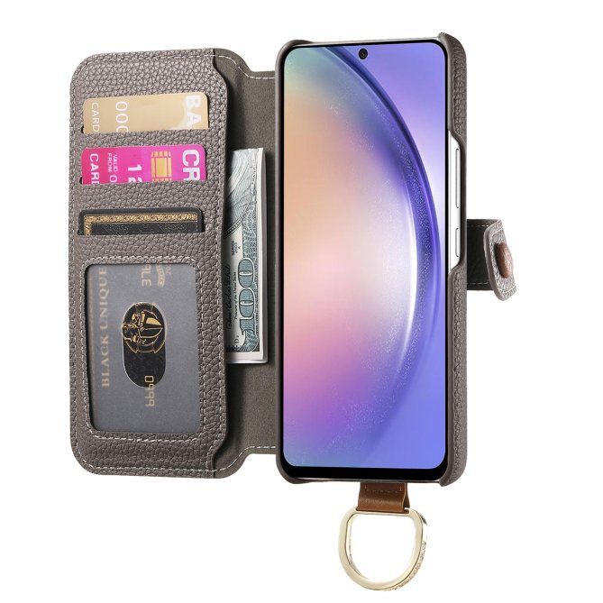 Housse Samsung Galaxy A27 RFID zippée wallet PU premium