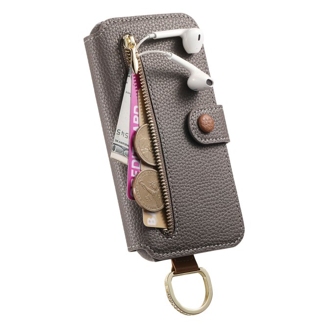 Housse Samsung Galaxy A27 RFID zippée wallet PU premium