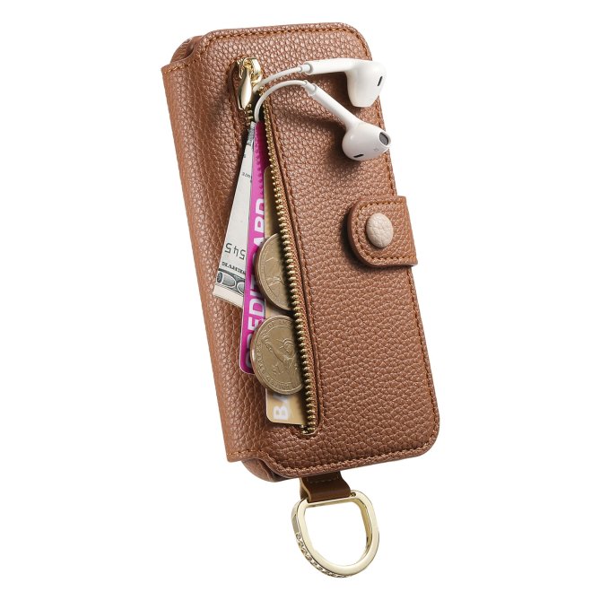 Housse Samsung Galaxy A27 RFID zippée wallet PU premium