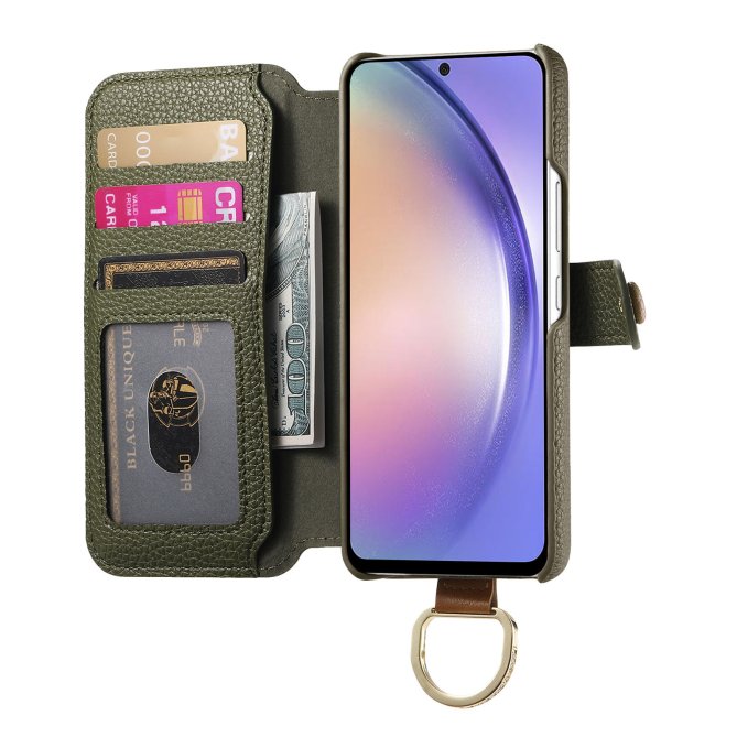 Housse Samsung Galaxy A27 RFID zippée wallet PU premium