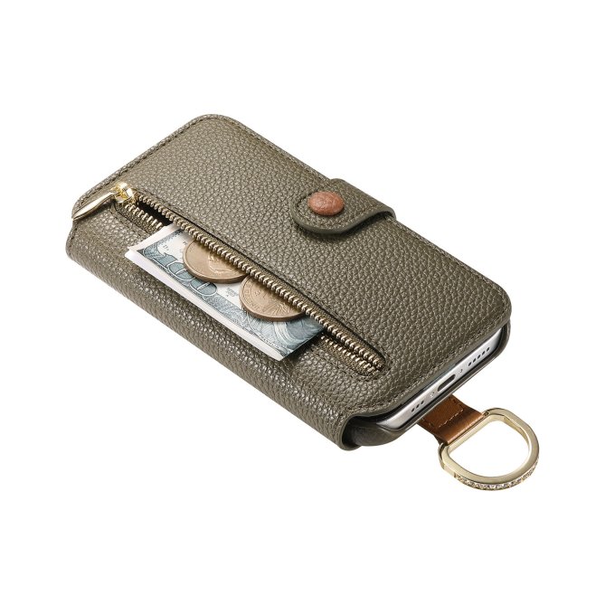 Housse Samsung Galaxy A27 RFID zippée wallet PU premium