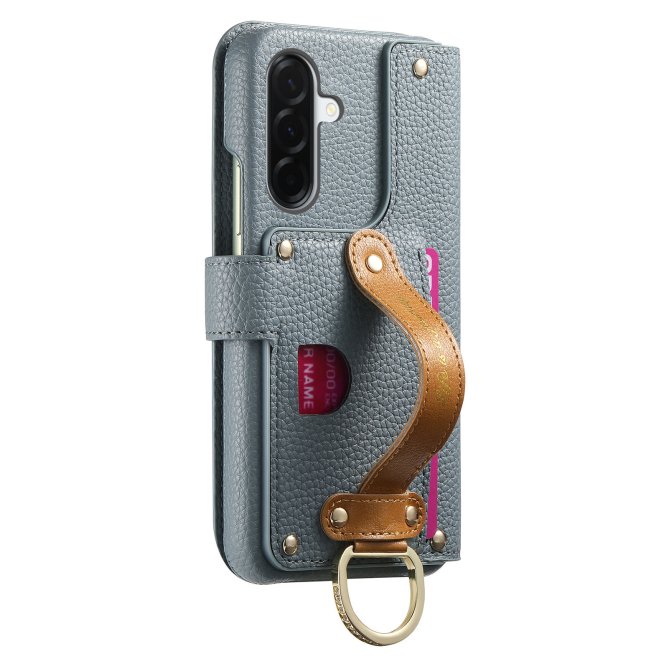 Housse Samsung Galaxy A27 RFID zippée wallet PU premium