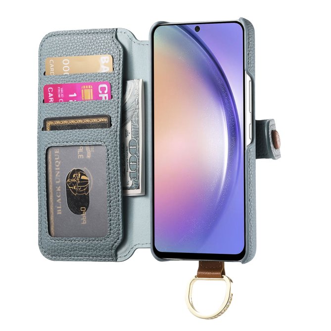 Housse Samsung Galaxy A27 RFID zippée wallet PU premium