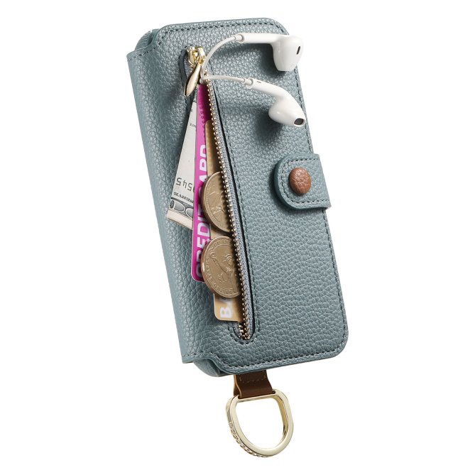 Housse Samsung Galaxy A27 RFID zippée wallet PU premium