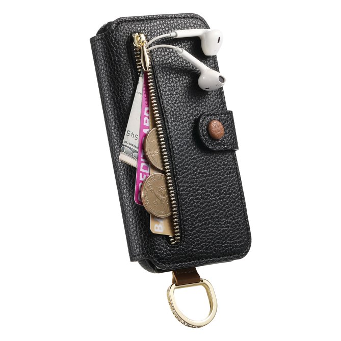 Housse Samsung Galaxy A27 RFID zippée wallet PU premium